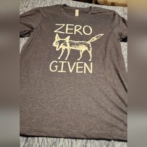 Zero fox given shirt womens